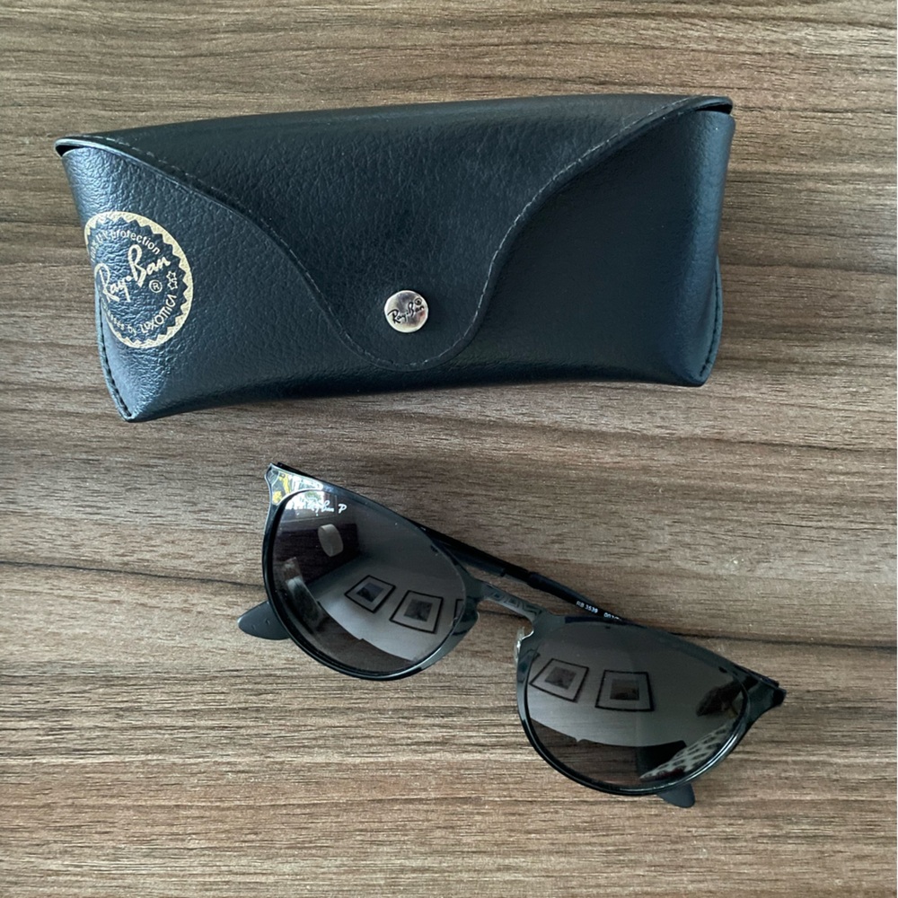 Ray-Ban Erika Metal Black Sunglasses